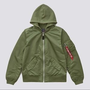 Alpha Industries L-2B Natus W Bomber Jacket, Large